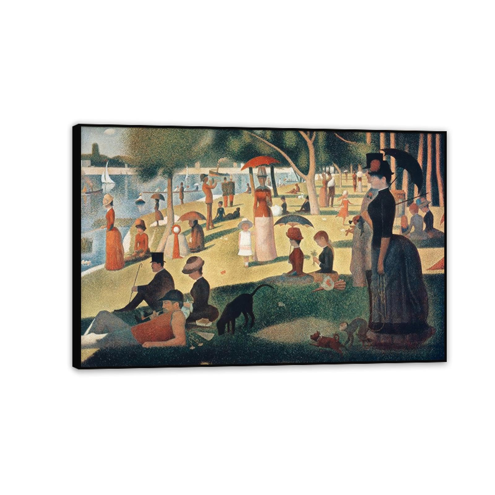 Amazon.com: Canvas Print Wall Art,by George Seurat,One Sunday
