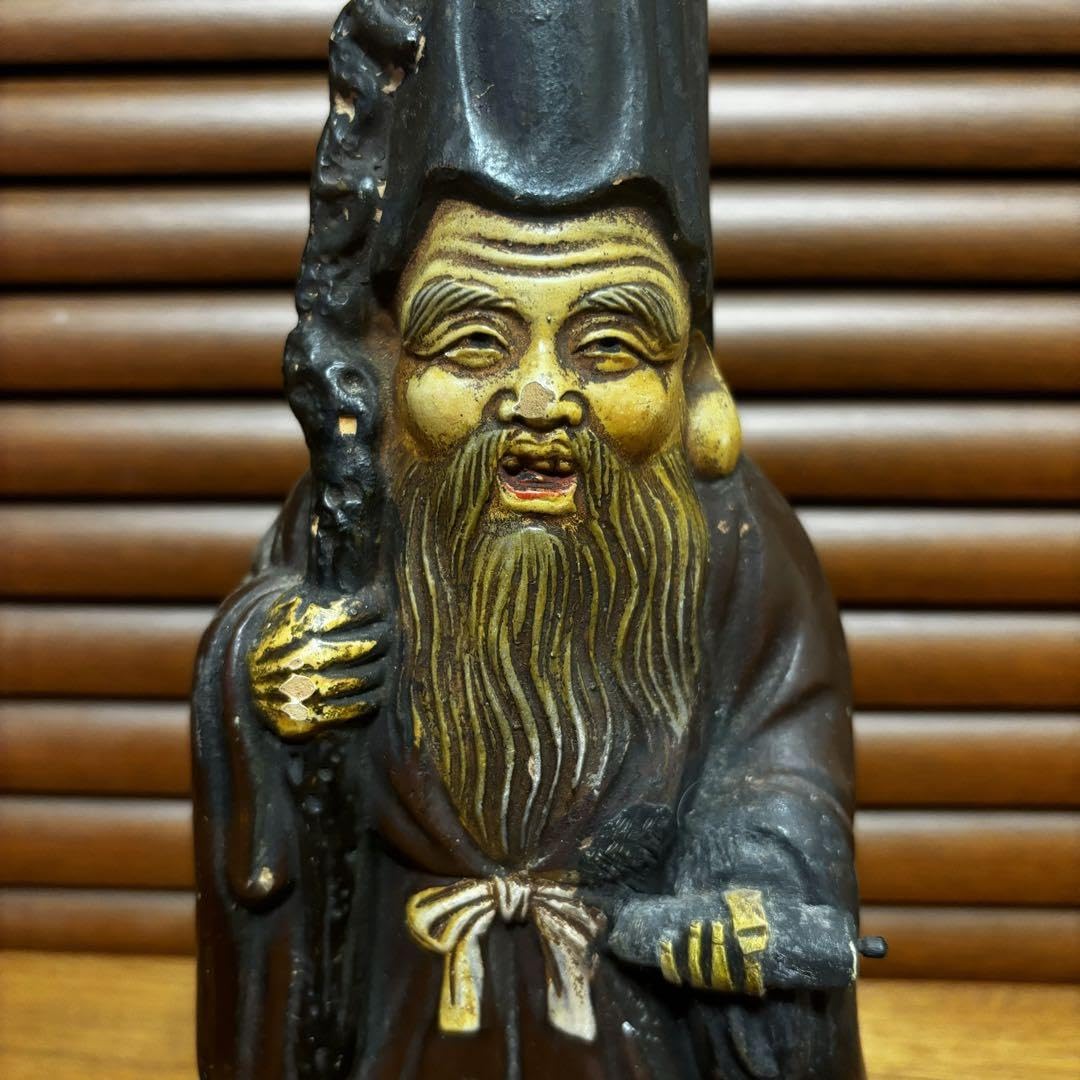 中国　寿山石製　仙女　置物　送料込み250731 Amazon.co.jp: 昔の置物 すごく古い 仙人 寿老人 : ホーム＆キッチン