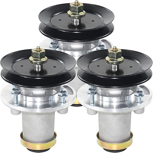 Paquete de 3 unidades 539112170 de husillo con polea 153535 que reemplaza 539112170, 532173436, 129861, 173436, 177865, 532153535, 539112171 para