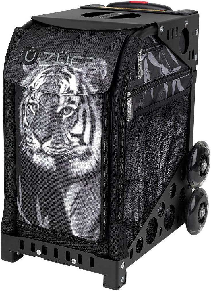 ZUCA Bag Tiger Insert & Black Frame w/Non-Flashing Wheels