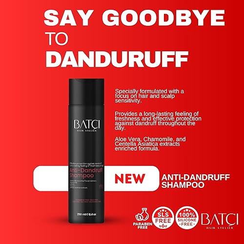 Miniatura 2 de Batç Hair Atelier Champú anticaspa  Sin sulfato, sin parabenos, enriquecido con aloe vera, niacinamida y manzanilla  Alivia la picazón del cuero