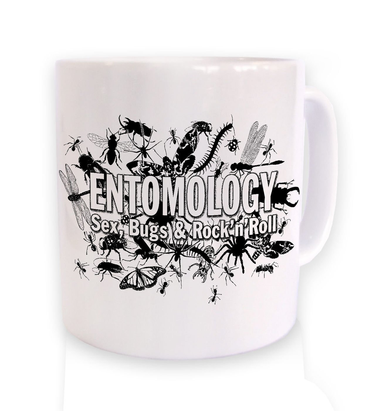 Geeky Mugs By Big Mouth White Entomology Mug