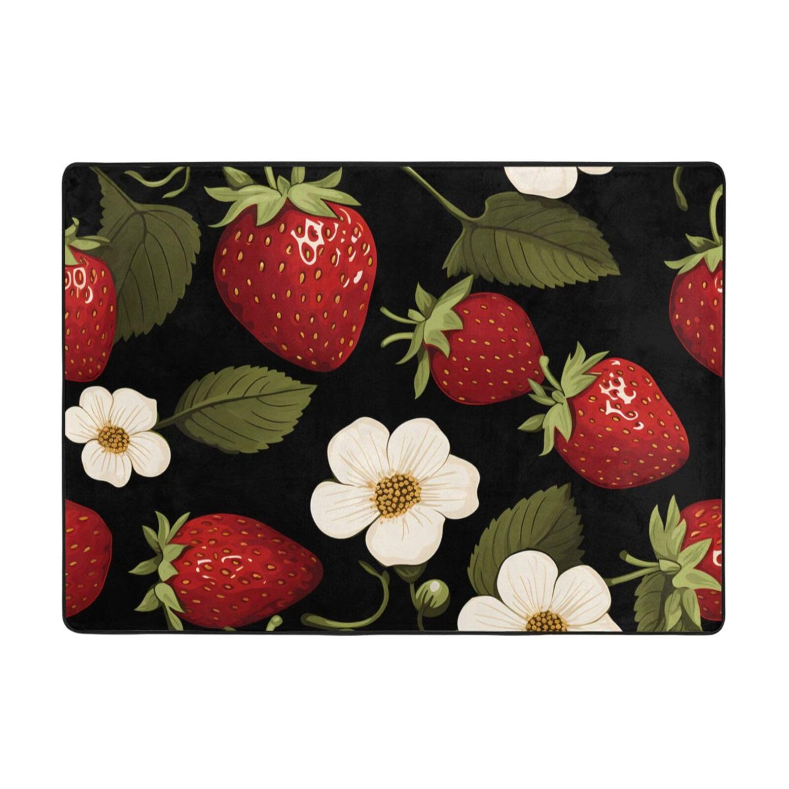 Tapis fraises résistant usure velours doux fin anti plis