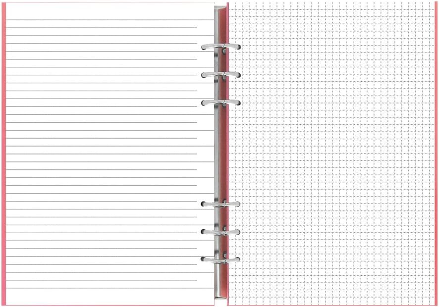 Filofax Clipbook, Rose Leather-Look Cover, A5, 8-1/4 x 5-3/4 (B023622)