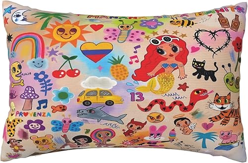 Karol Singer G - Fundas de almohada decorativas de 20 x 30 pulgadas, funda de cojín rectangular para sala de estar, dormitorio, sofá, automóvil