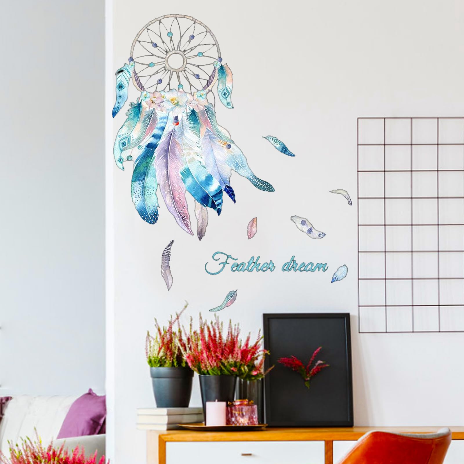 Attrape Rêve Prénom Personnalisable En Fil De Fer Recuit, Déco