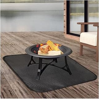 Fire Pit Mat, Fireproof Mat,Grill Mats for Outdoor Grill, Great for Deck Fire Pit Base, Grill Mat, BBQ Mat, Firepad, Patio Shield, Deck Defender (Size : 95 * 100cm)