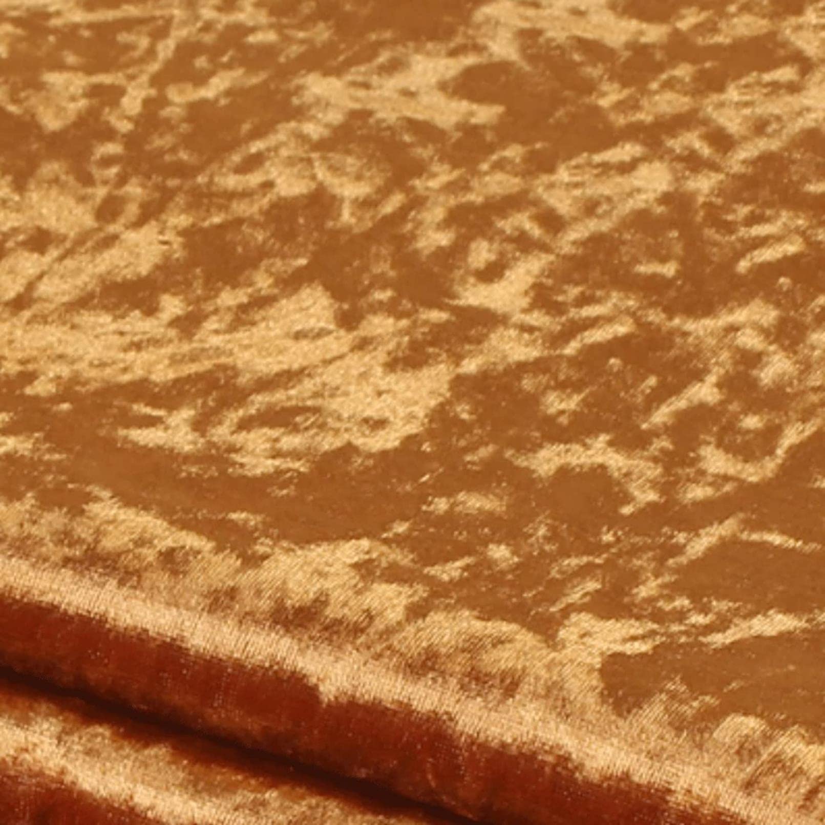 Tissu velours d'ameublement doré 59 pouces pour robe et housse de canapé