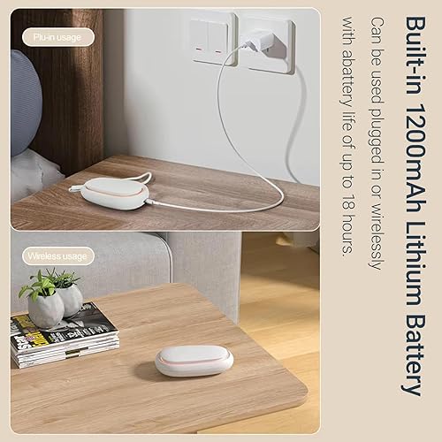 Miniatura 8 de Mini difusor de viaje para aceites esenciales, multifuncional, sin agua, mini difusor de aromaterapia para automóvil, para habitación, oficina,