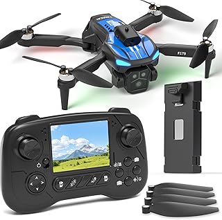 Drone Pliable Avec Caméra 1080P Et Écran LCD 2,8 Pouces, Évitement D'Obstacles, Moteur Brushless, Quadricoptère FPV WiFi, Vol Par Trajectoire, Autonomie De Vol 16 Min, Pour Adultes/Débutants