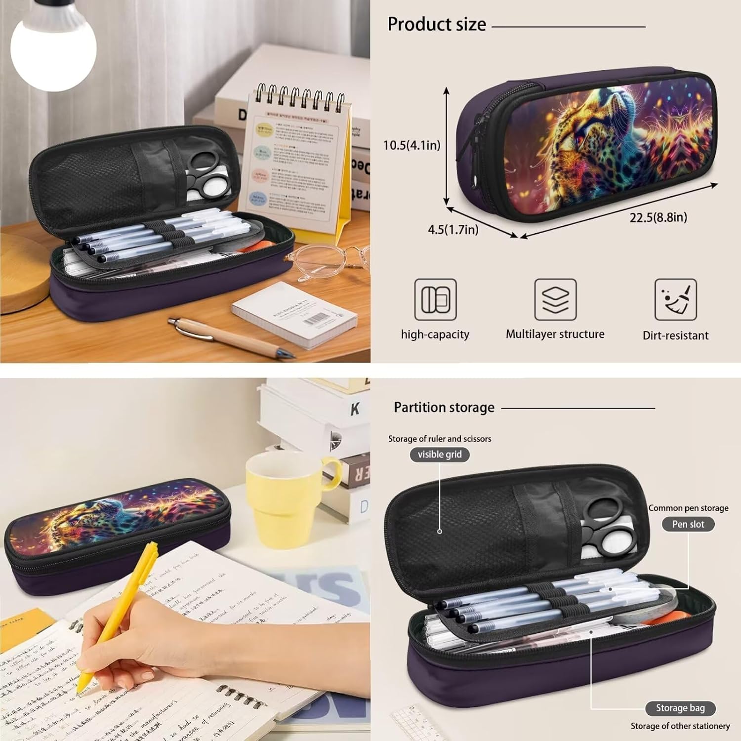 Ystardream Corgi Backpack for Boys 10-12 Kids Backpack with Lunch Box Pencil Box Portable Student Backpack for Teenagers Primary School Backpack for School Travel Dance Sports Camping Jogging