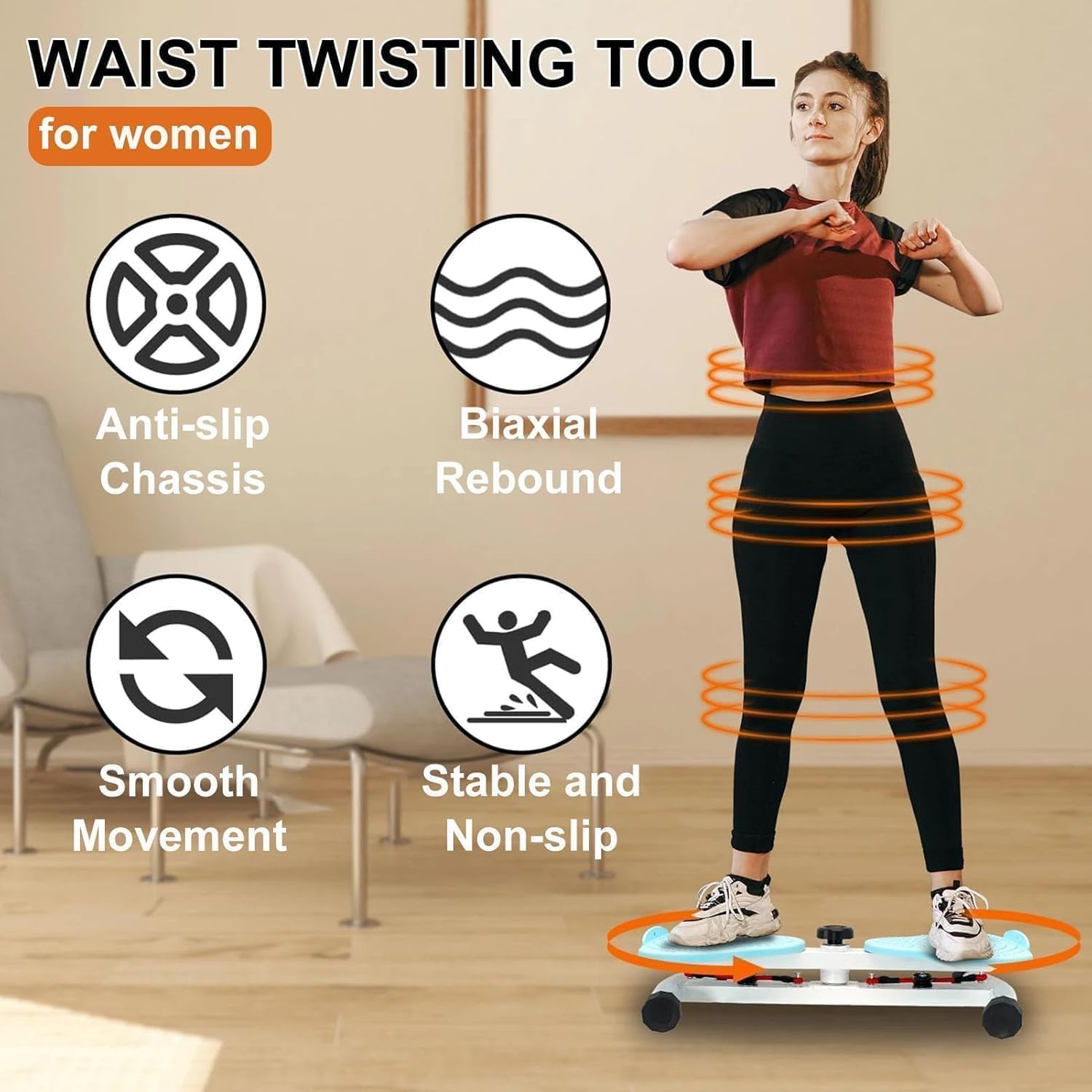 Esercizio Twist Boards, vita Twister Machine, Balance Board per massaggio ai piedi e perdita di peso