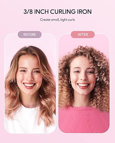 Miniatura 7 de Wavytalk Mini plancha plana de 0.7 pulgadas y rizador pequeño de 38 pulgadas