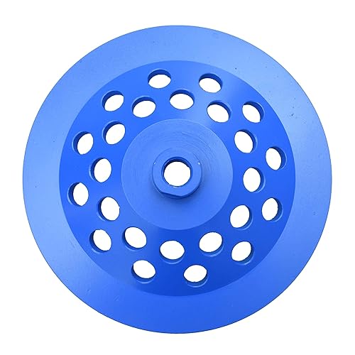 Miniatura 38 de 5 pulgadas x 7/8-5/8 pulgadas. 14 segmentos de diamante Turbo rueda de molienda de la taza, 5 pulgadas diamante muela abrasiva para hormigón