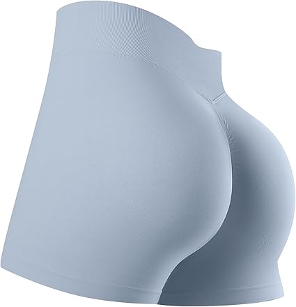 Workout Butt Lifting Shorts For Women High Waisted Seamless Gym Yoga Booty Shorts