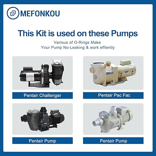Miniatura 5 de Kit de reparación de junta tórica para Pac Fab Challenger GO-KIT5 Kit de bomba de piscina Reemplazo PS-200 Sello de eje