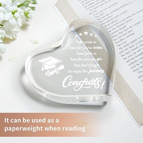 Miniatura 4 de Regalos de graduación, regalos de graduación 2025 para ella y él, recuerdo de acrílico inspirador, regalos de graduación de escuela secundaria,