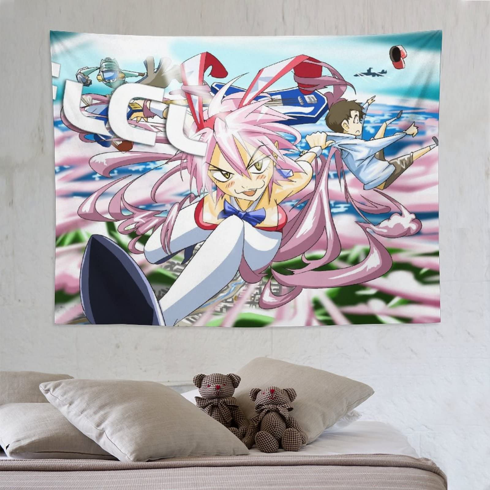 Amazon.co.jp: タペストリー 可愛い アニメ柄 フリクリ FLCL ハル子 