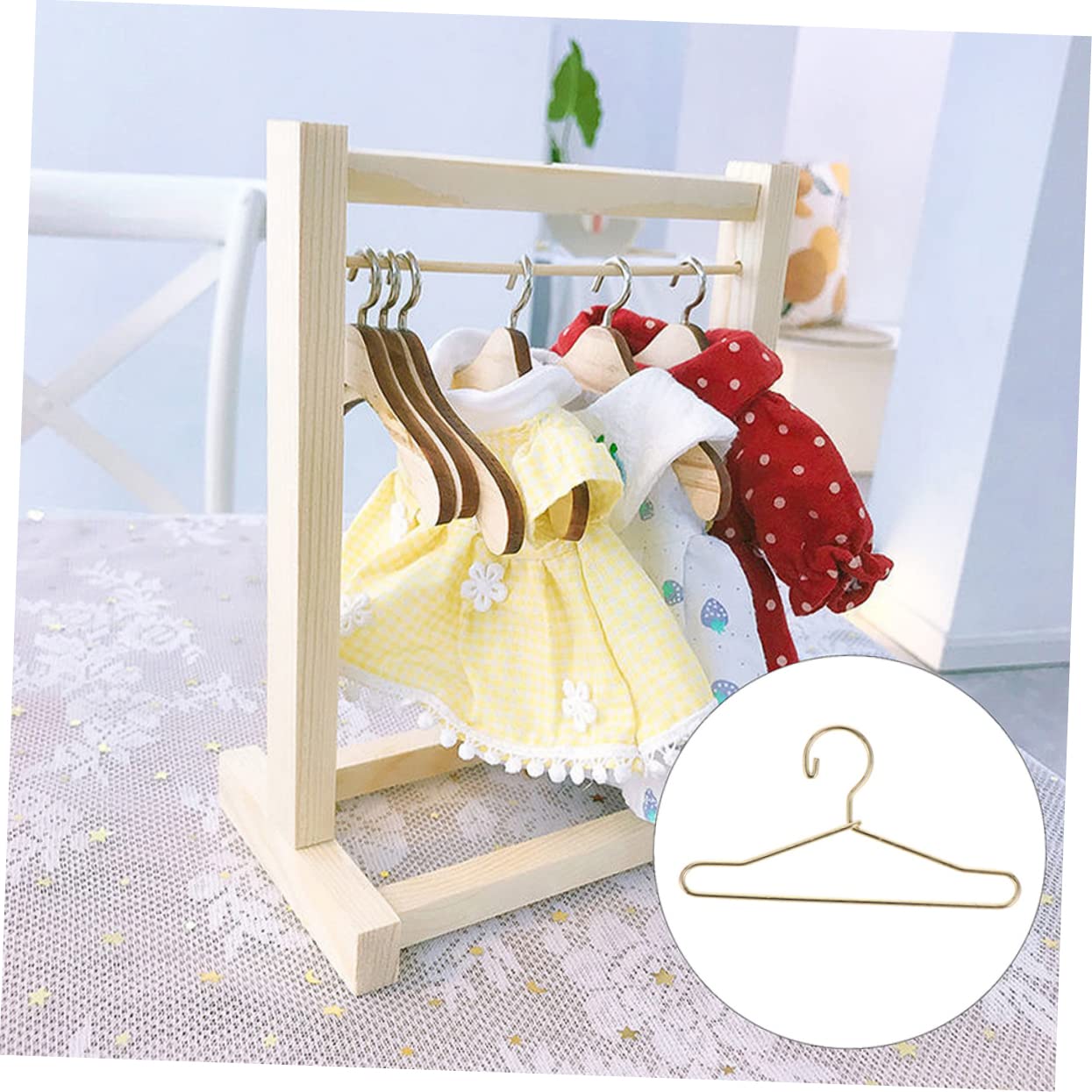 20 Appendiabiti Per Bambole - Grucce Colorate Per Armadio, Accessori Per Giochi E Organizzazione - Foto 6