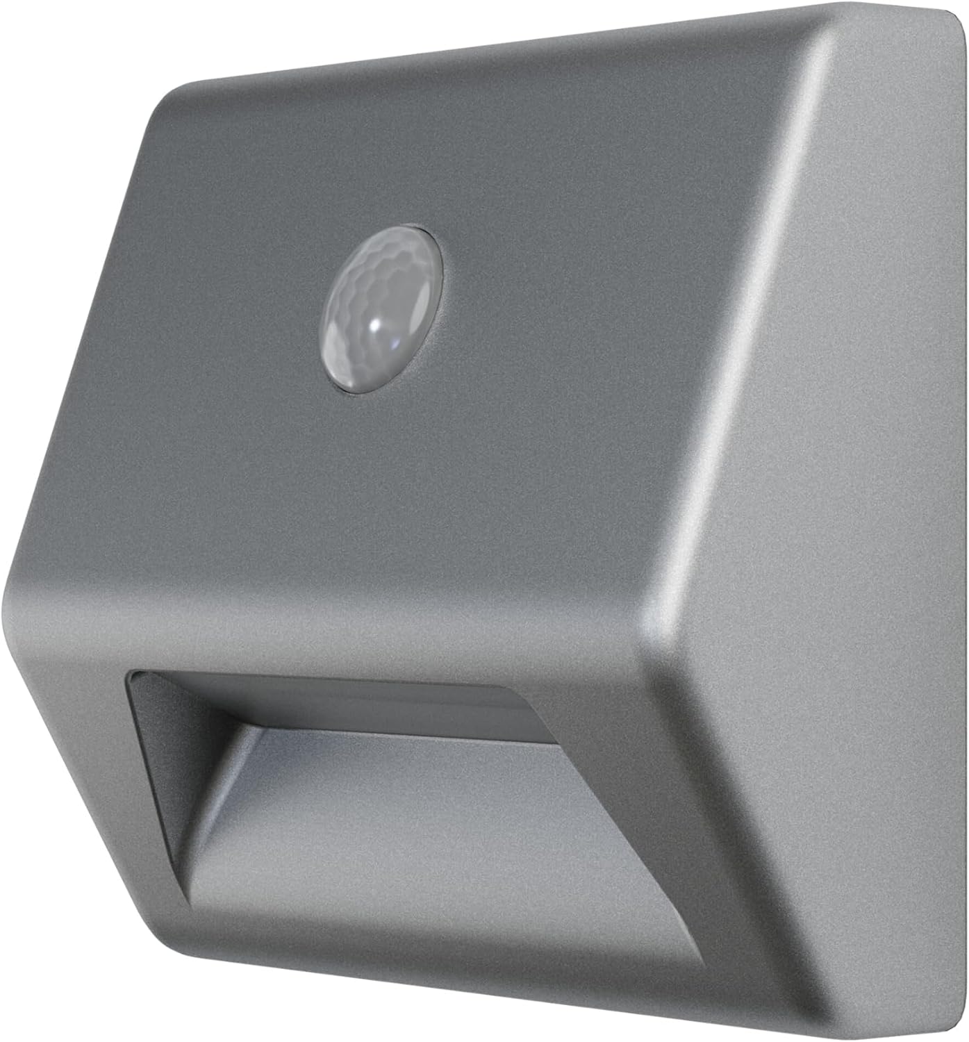 Osram NIGHTLUX Stair Lighting Silver Motion Sensor IP54 Battery Operated 4000K Cool White Ideal for Stairs and Hallways