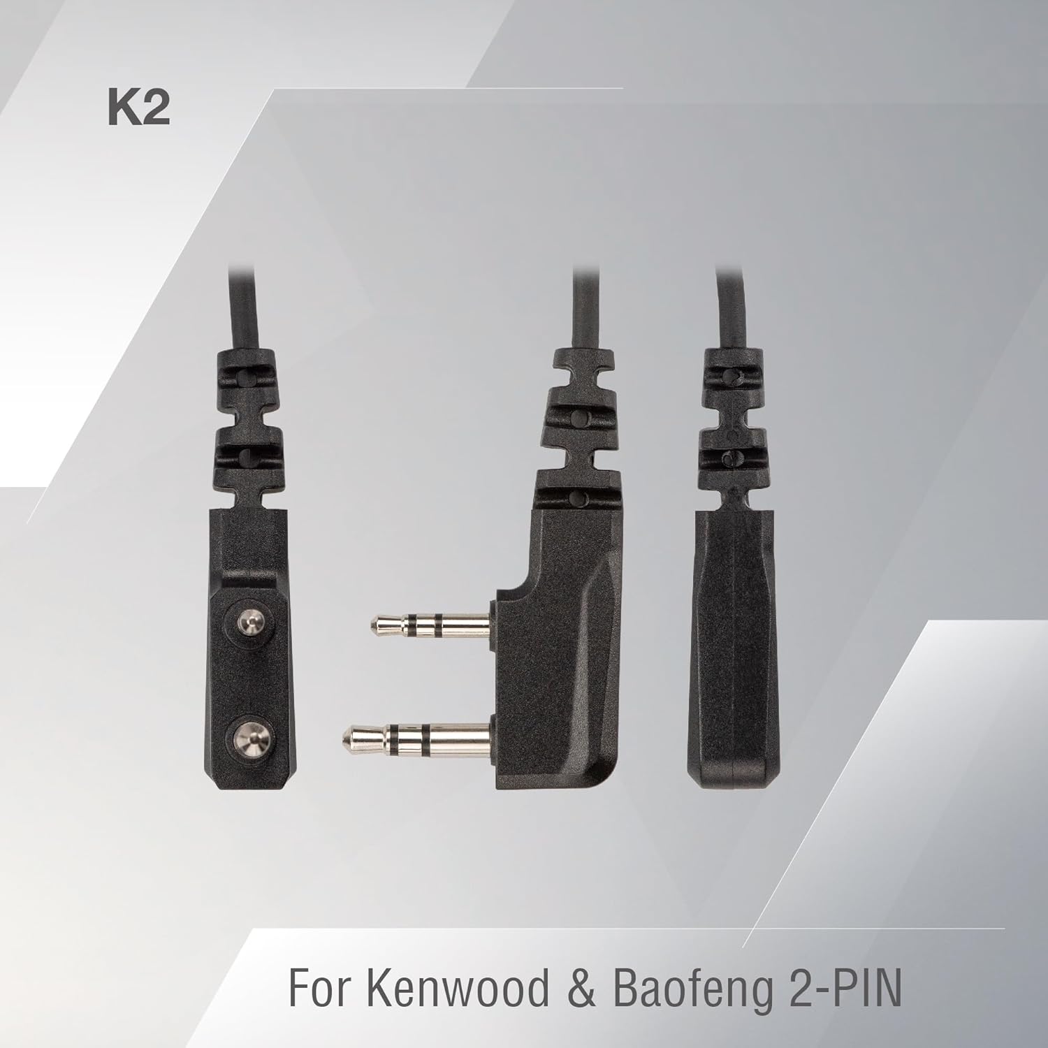 Arrowmax APCUSB-KR22 FTDI USB Programming Cable Compatible with Kenwood 2-Pin K1 Plug BTECH BoaFeng UV-5R BF-F8HP UV-82HPas KPG-22