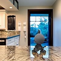 Vista 8 de Splin Soporte de mesa compatible con Yaxa Alexa Smart Speaker Echo Dot (4ª y 5ª generación) y Apple HomePod Mini, Star Boy