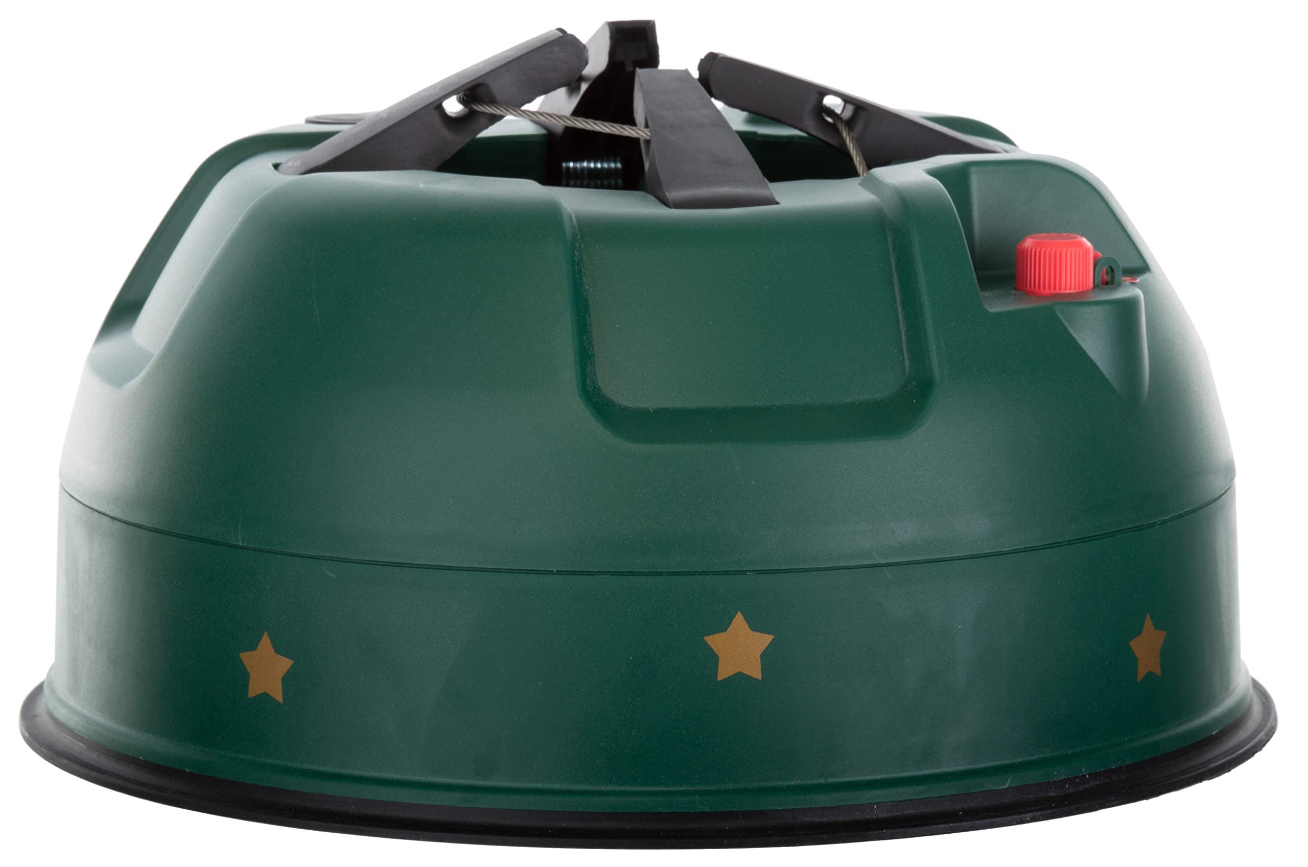Brandsseller Soporte para árbol de Navidad, soporte para árbol de Navidad, soporte para árbol de Navidad con palanca de pie, técnica de cuerda y seguridad, 34 x 34 cm, 4,2 kg