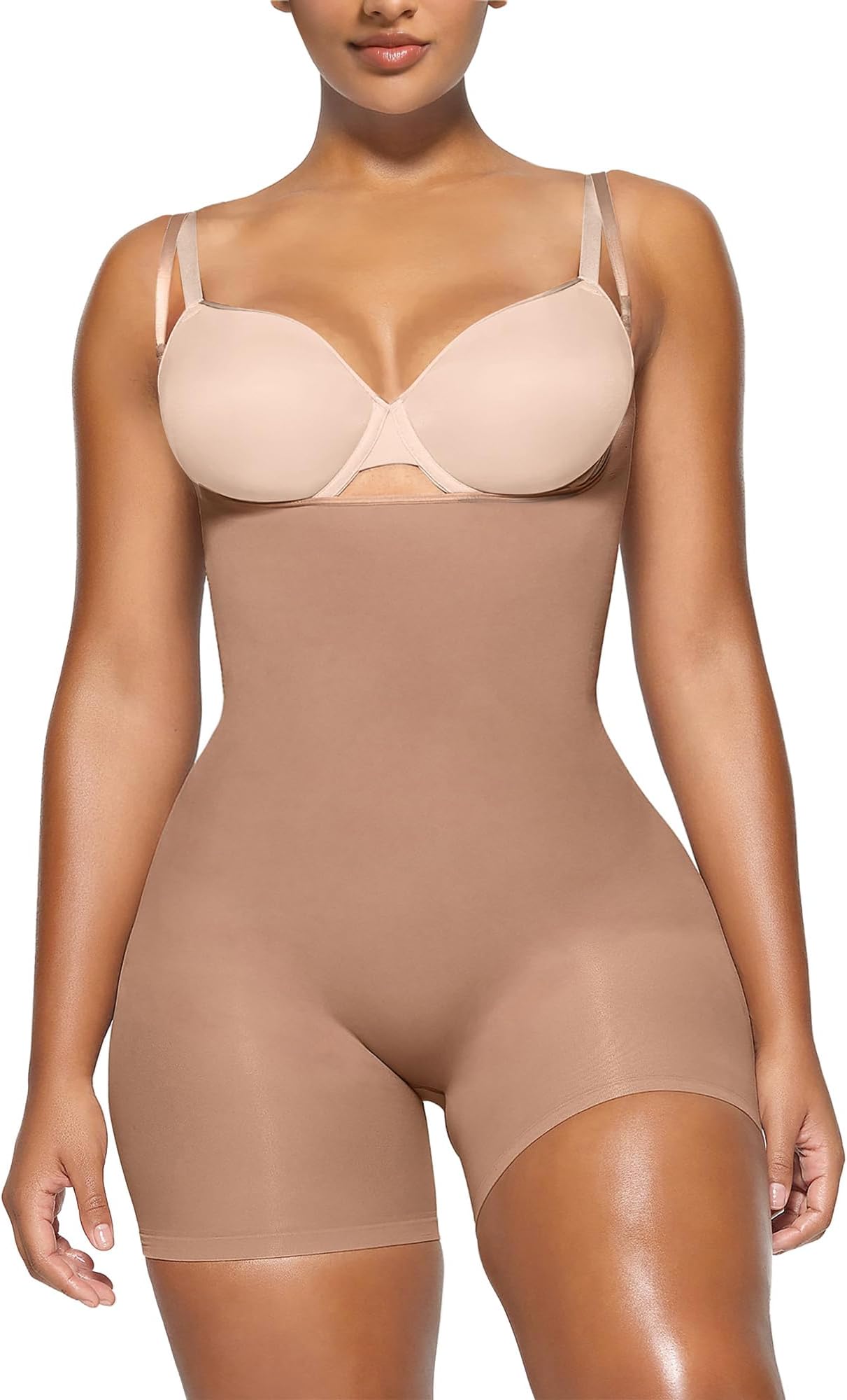 YIANNA Shapewear Damen Body Bauchweg Stark Formend Nahtlos Shaper Bodysuit Miederbody Formender
