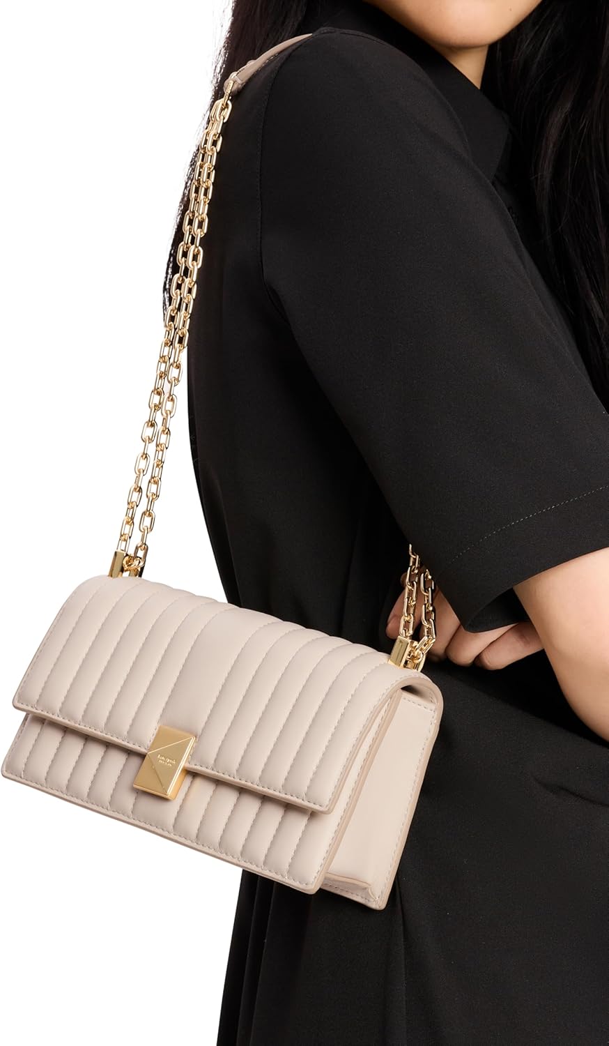 kate spade new york womens Deco Mini Leather Flap Chain Crossbody