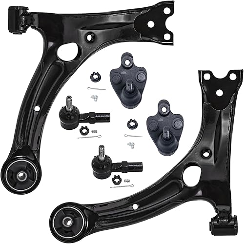 Miniatura 50 de Detroit Axle - Kit de brazos de control AWD para cargador Chrysler 300 Dodge Challenger Magnum, 2 brazos de control superiores delanteros con rótula