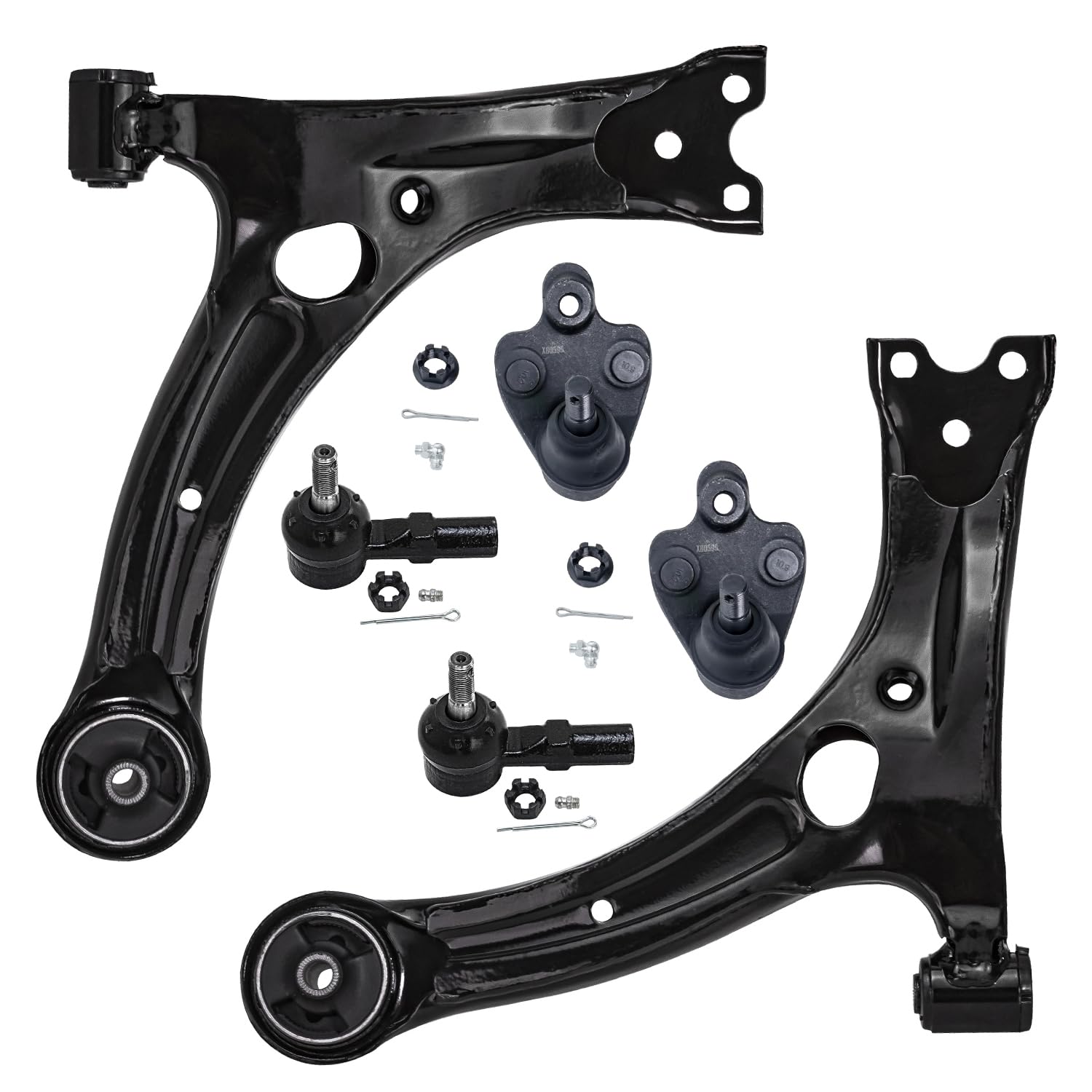 Detroit Axle - 6pc Front End Control Arms Kit for 03-08 Pontiac Vibe
