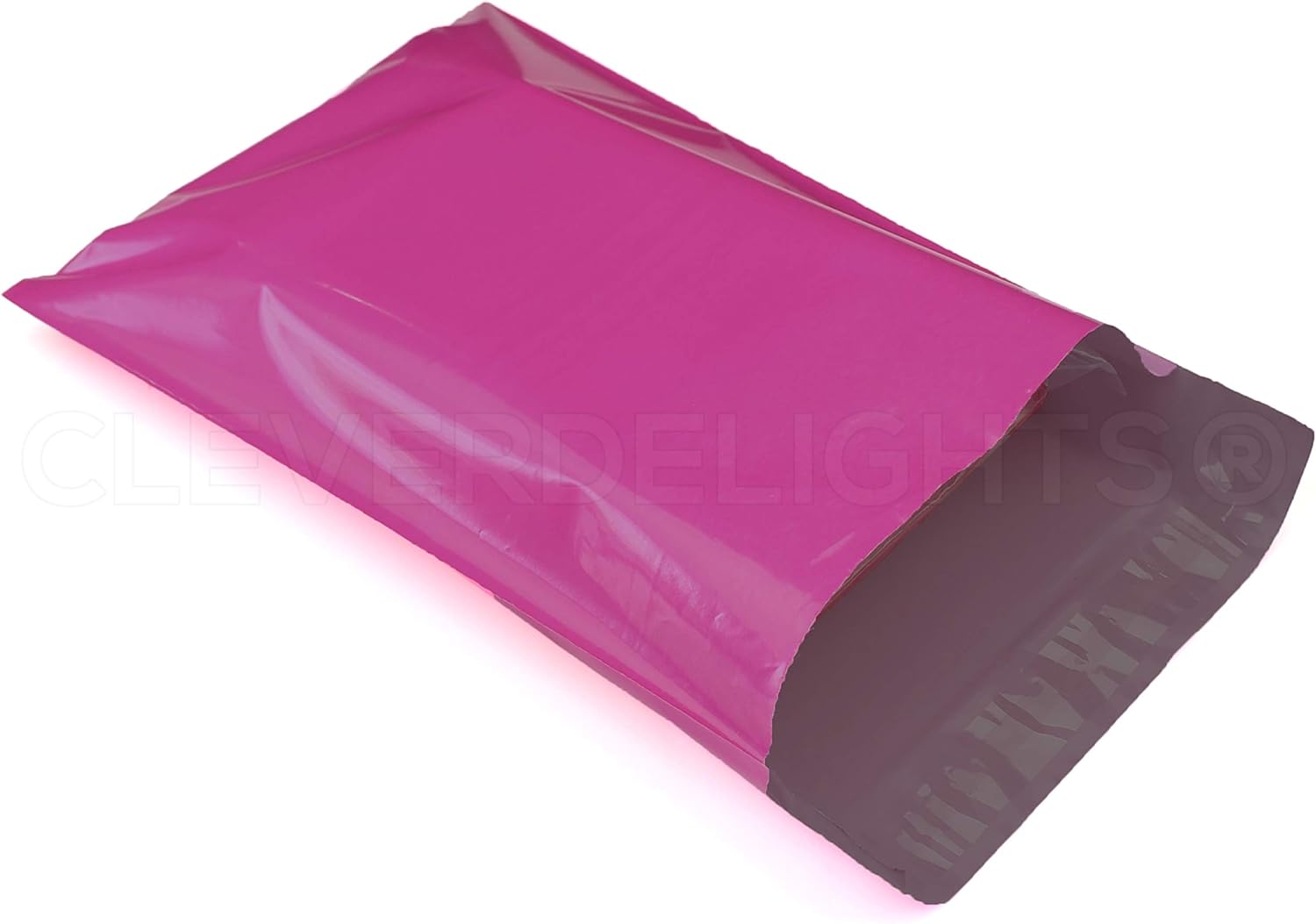 CleverDelights Magenta Poly Mailers - 7.5 x 10.5 - 1000 Pack - Premium Self-Adhesive Shipping Bags