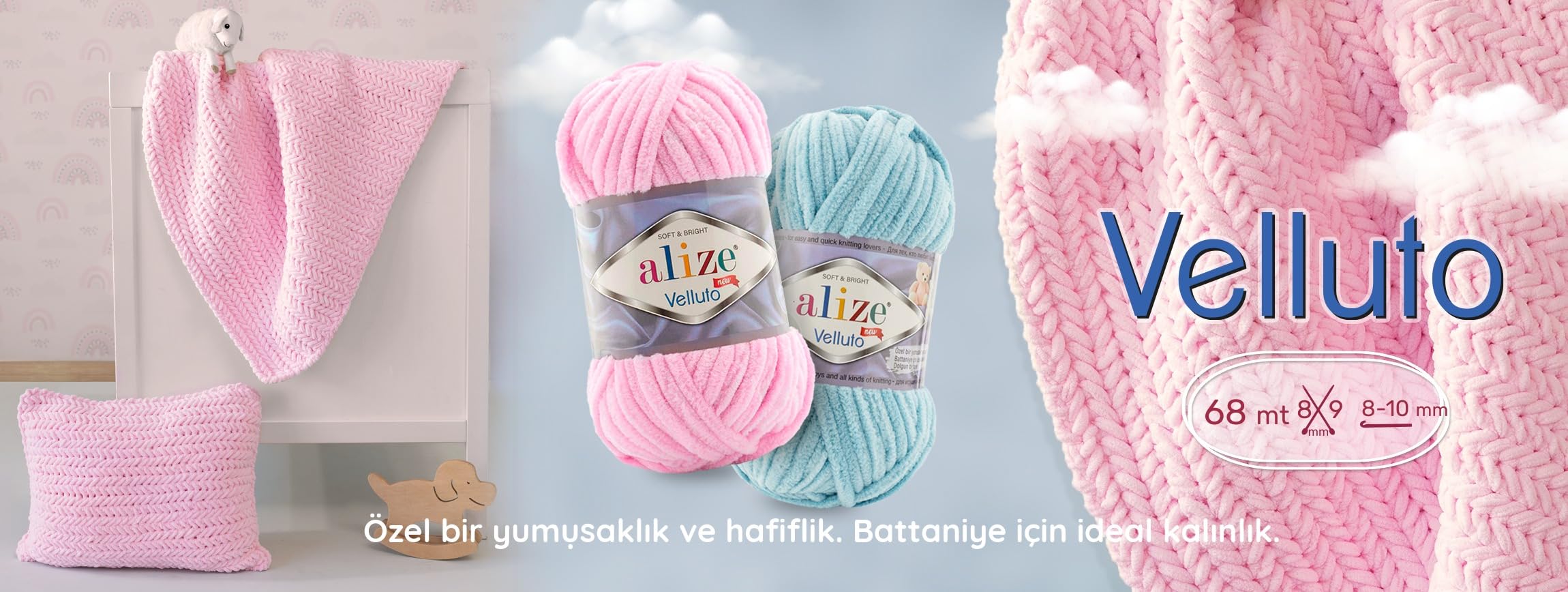 ALIZE Velluto 216 yellow Premium Wolle 3 x 100g Chenillegarn kuschelweich Amigurumi Plüschtiere Bulky Babywolle Filzwolle Babywolle mit mySearose Label
