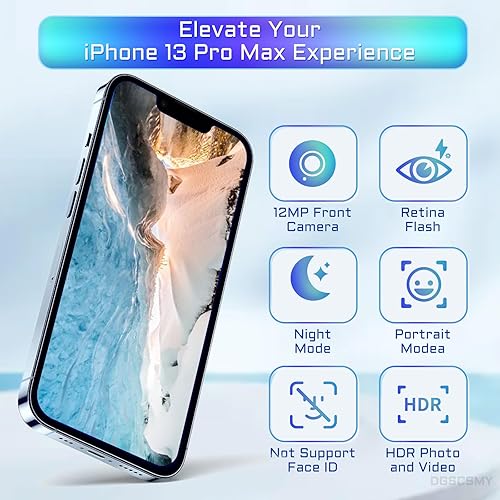 Miniatura 5 de Para iPhone 13 Pro Max Frente Frente Cámara Reemplazo Nueva Cámara Frontal OEM 12MP Módulo de Lente Transmisor Receptor Luz Reparación Kit de