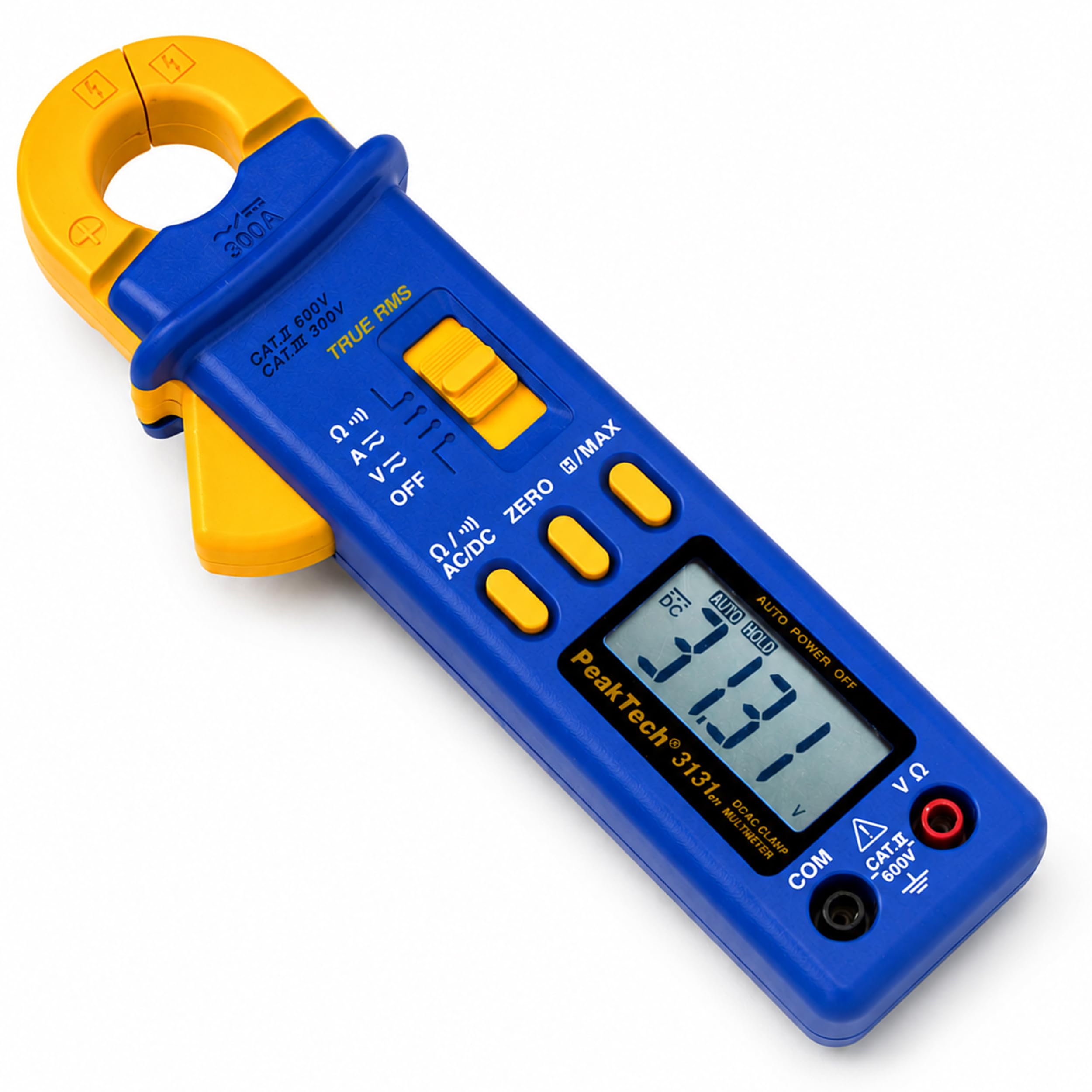 PeakTech, Pinza amperimétrica CA/CC P 3131eff, con multímetro