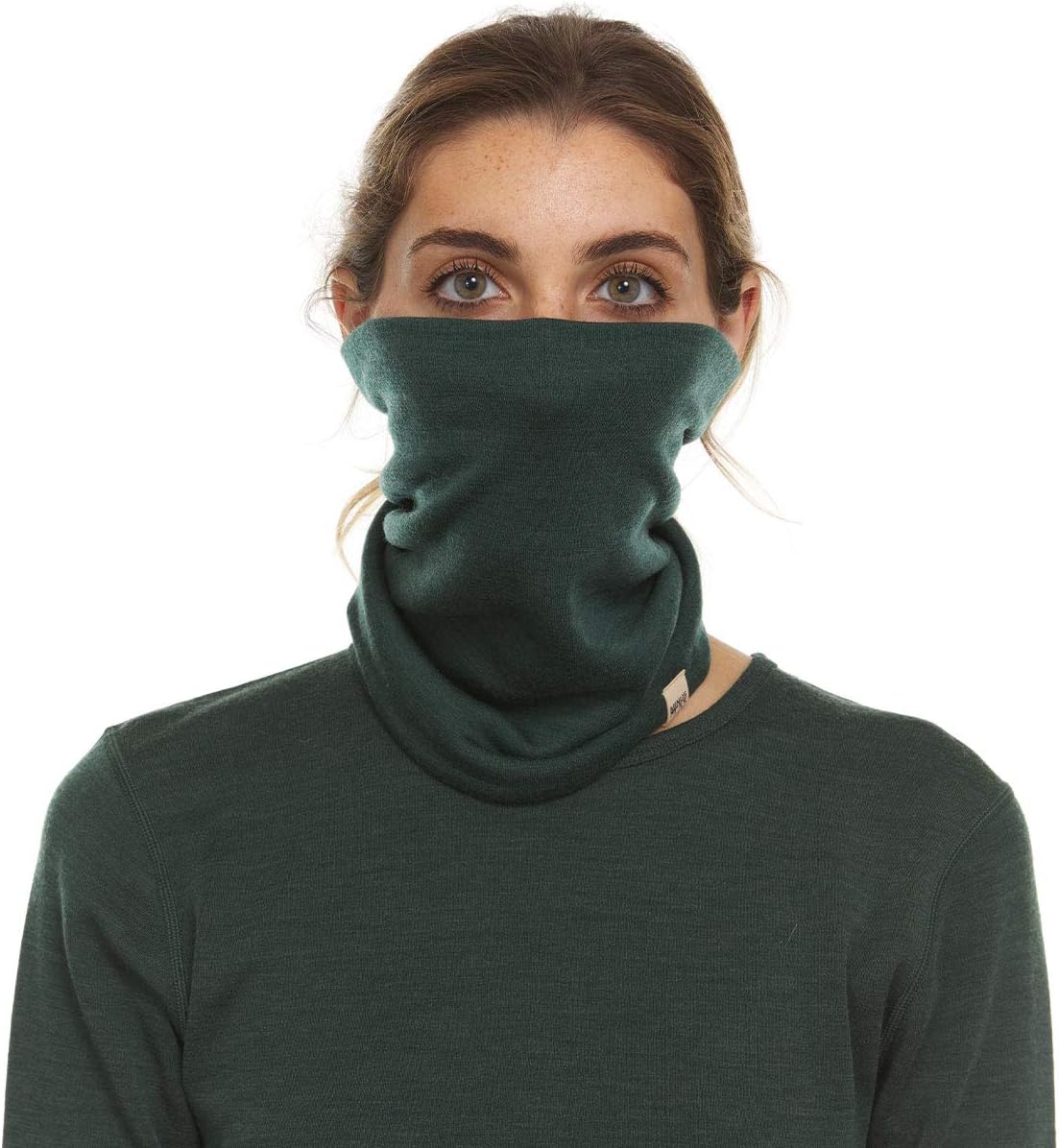 100% Merino Wool - Midweight Neck Gaiter - Skiing Neck Warmer - Winter Face Mask - Multipurpose Headwear - Image 2