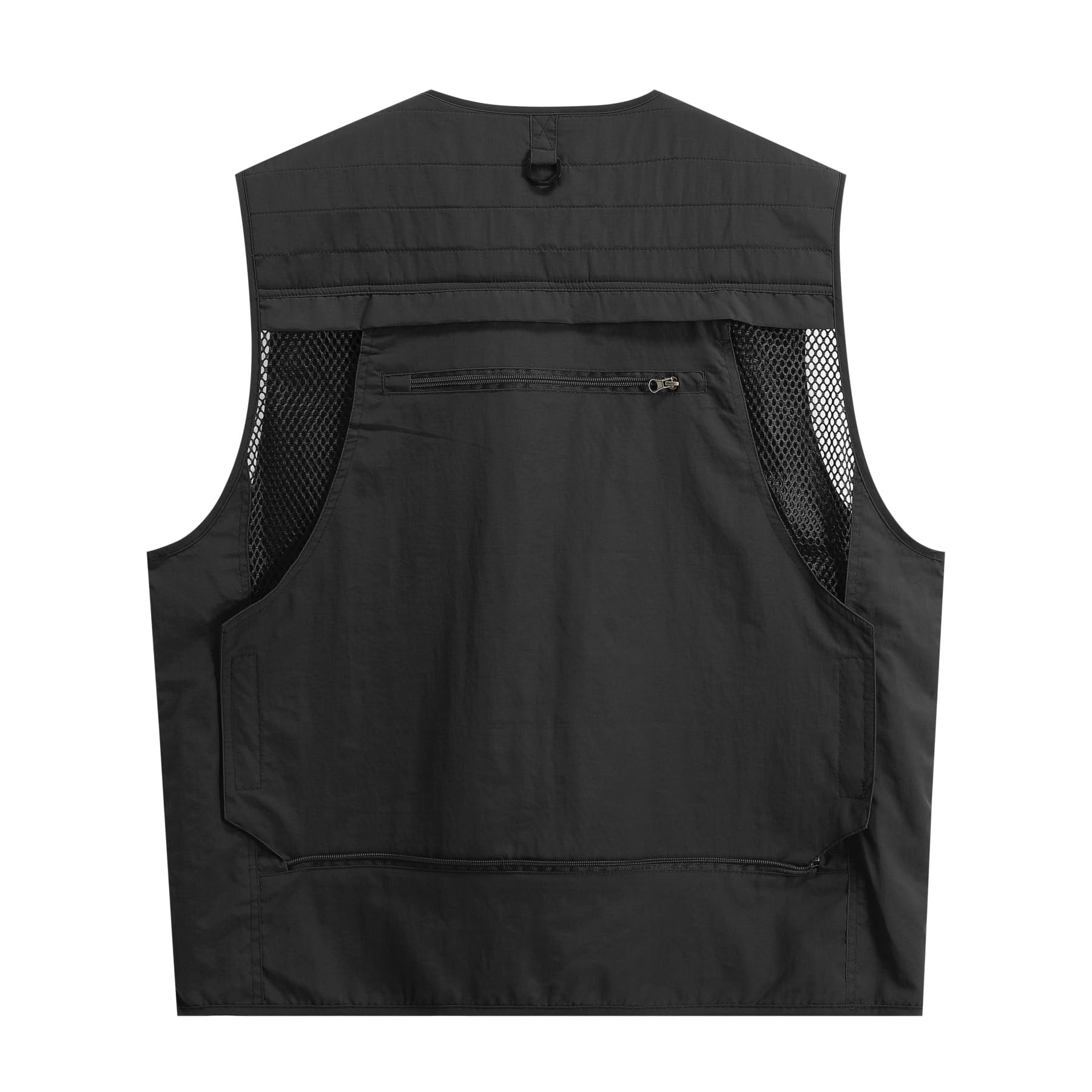 YOUTHUP Gilet da Pesca per Uomo All'aperto Multitasche Caccia Sportivo Gilet Asciugatura Rapida Campeggio Panciotto
