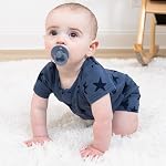 The PeanutShell Petit garçon Rompers paquet de 2 - 100% Vêtements en coton, ROMpers pour nouveau-né, bébé et bébé garçon - Space