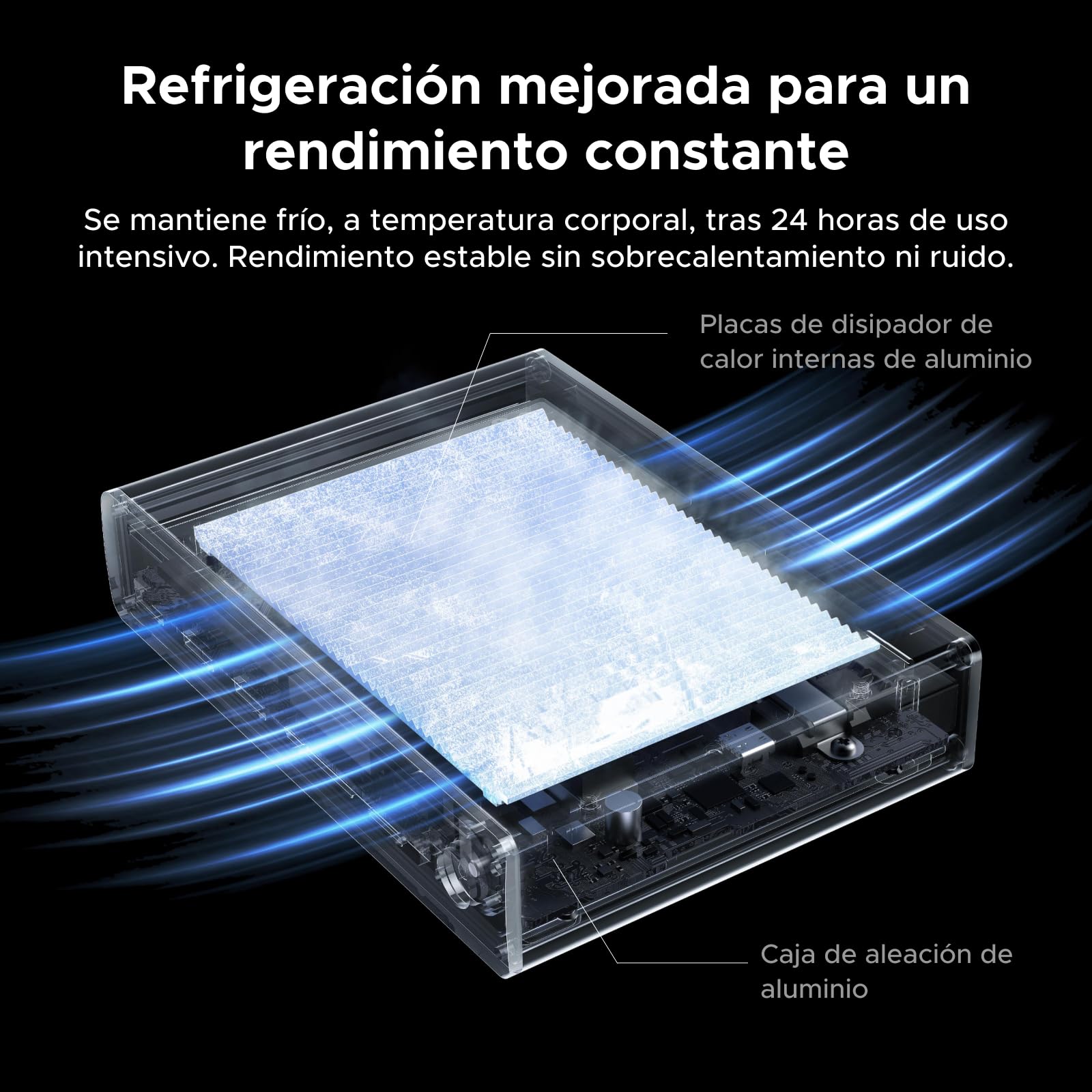 UGREEN Maxidok Thunderbolt 5 Docking Station USB C 10 en 1 Doble Pantalla | 2 TBT5, 120Gbps, 1 DisplayPort 8K60Hz, Múltiples USB-A 3.2 10Gbps, RJ45 Gigabit, Lector SD TF 4.0, M.2 SSD, 110W Máx Carga