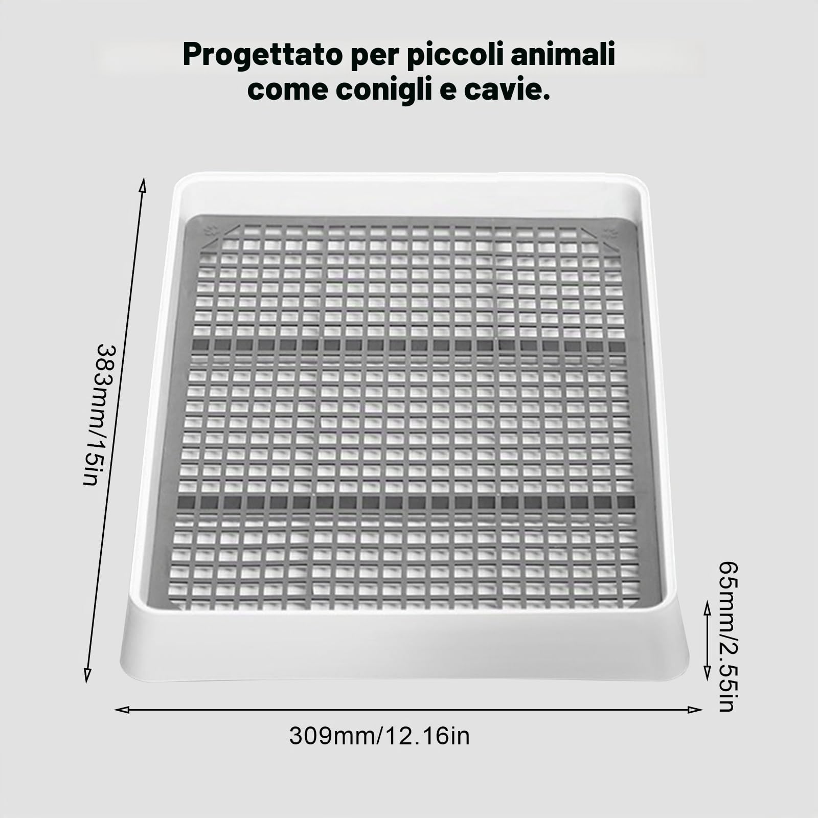 kyaoayo Lettiera per gatti di coniglio, taglie forti, per animali domestici, per bambini, conigli, porcellini d'India, cincillà, furetti (XL)