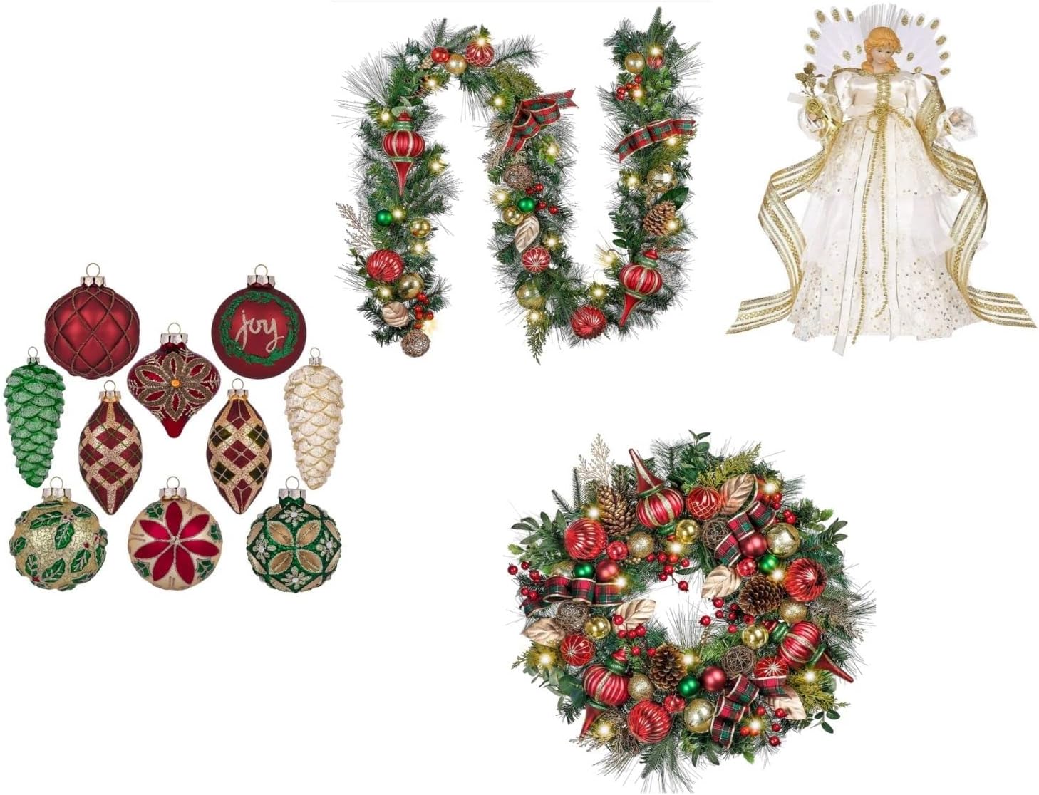 Valery Madelyn Traditional Red Green Gold Christmas