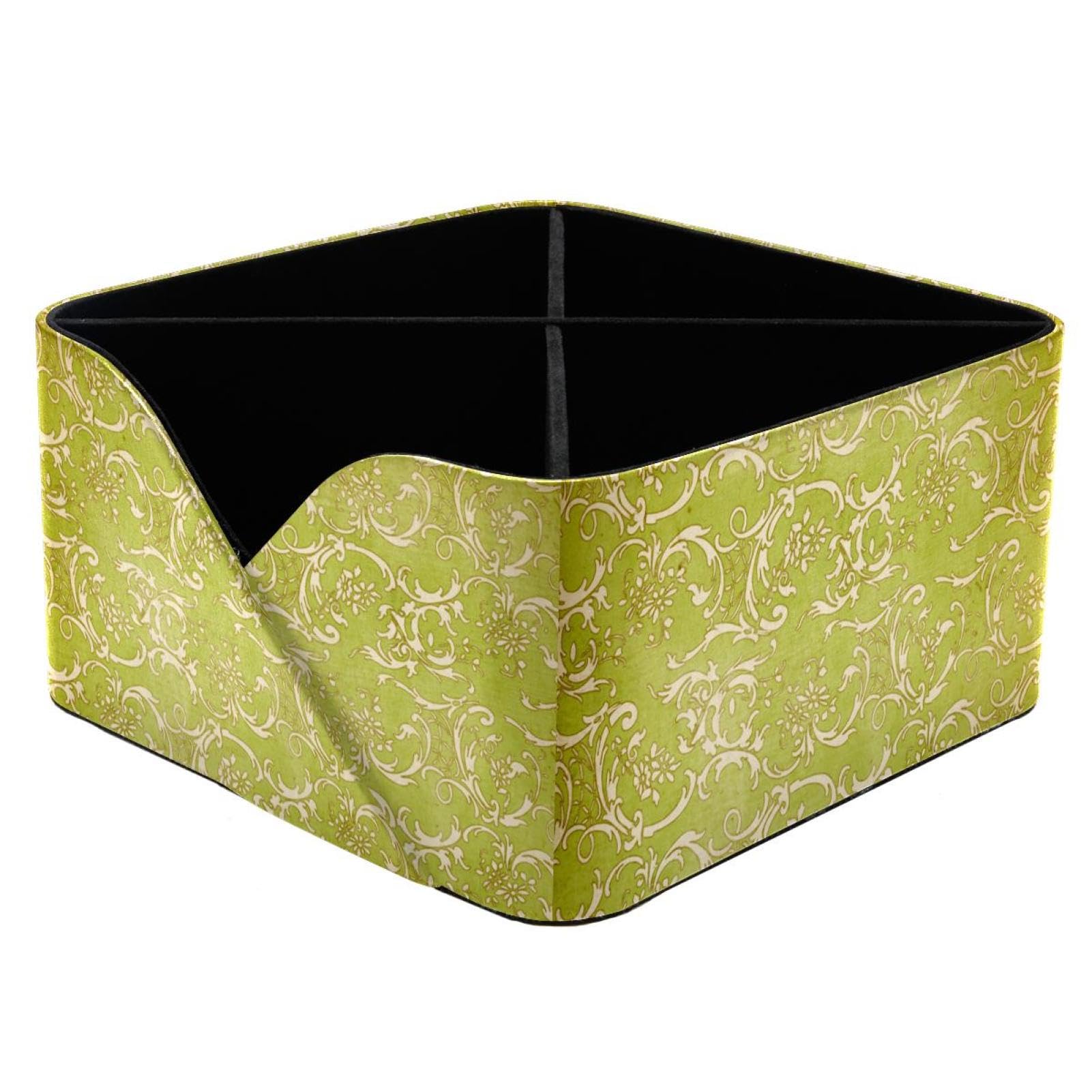 Organiseur de bureau vintage doré porte-crayons floral et pot de rangement pour fournitures