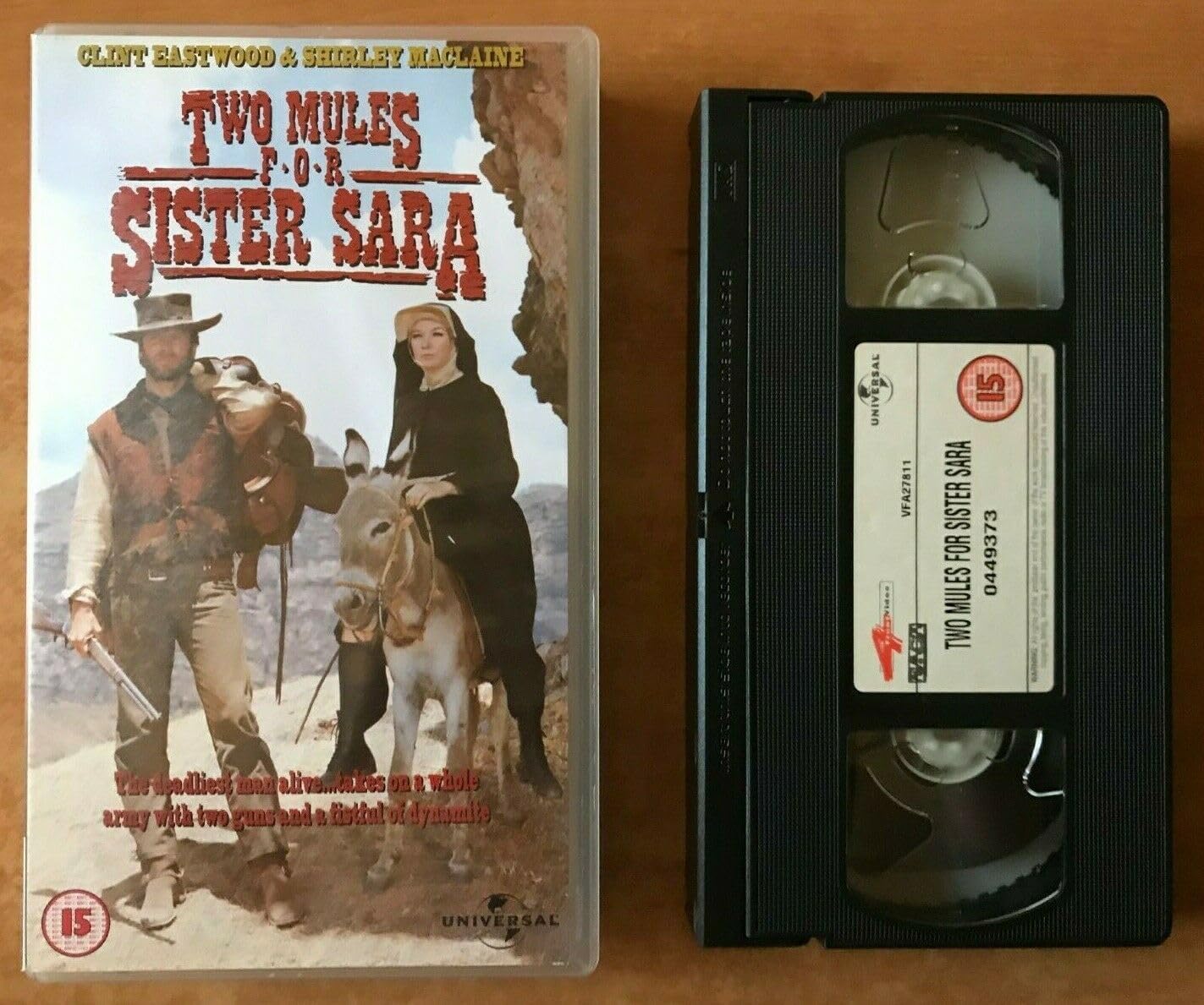 Two Mules for Sister Sara [VHS] [1970] : Clint Eastwood, Shirley ...
