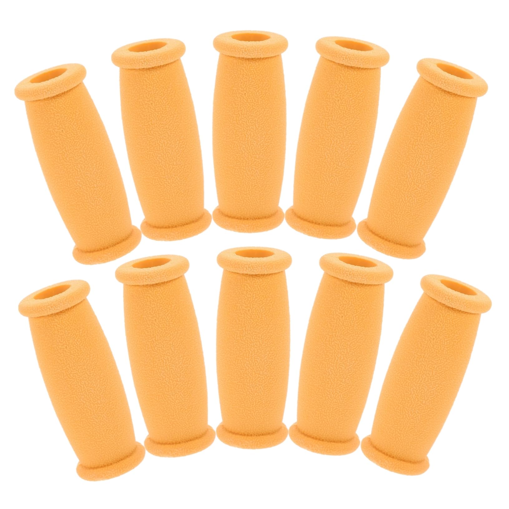 FRCOLOR 10 Piezas de Empuñaduras Tpr para Muletas y Bastón, Antideslizantes, Ligeras, Fáciles de Instalar, Repuesto para Axilas