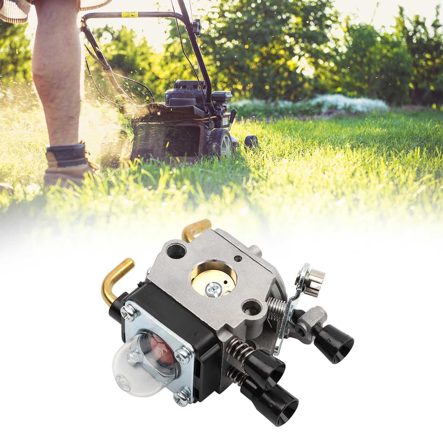 kit carburatore per STIHL FS55 FS55R FS55RC FS38 KM55 HL45 KM55R filtro aria kit driver carburante kit candela SETTE CONFEZIONI