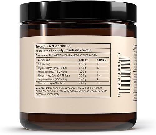 Miniatura 3 de Bark & Whiskers Apoyo inmunológico, 3.5 oz (102 g), 60 cucharadas, apoya la salud hepática y digestiva, formulado por veterinarios, sin OMG, Dr.