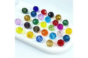 100PCS 8mm Crystal Glass Beads: Unlock Your Jewelry-Making Dreams