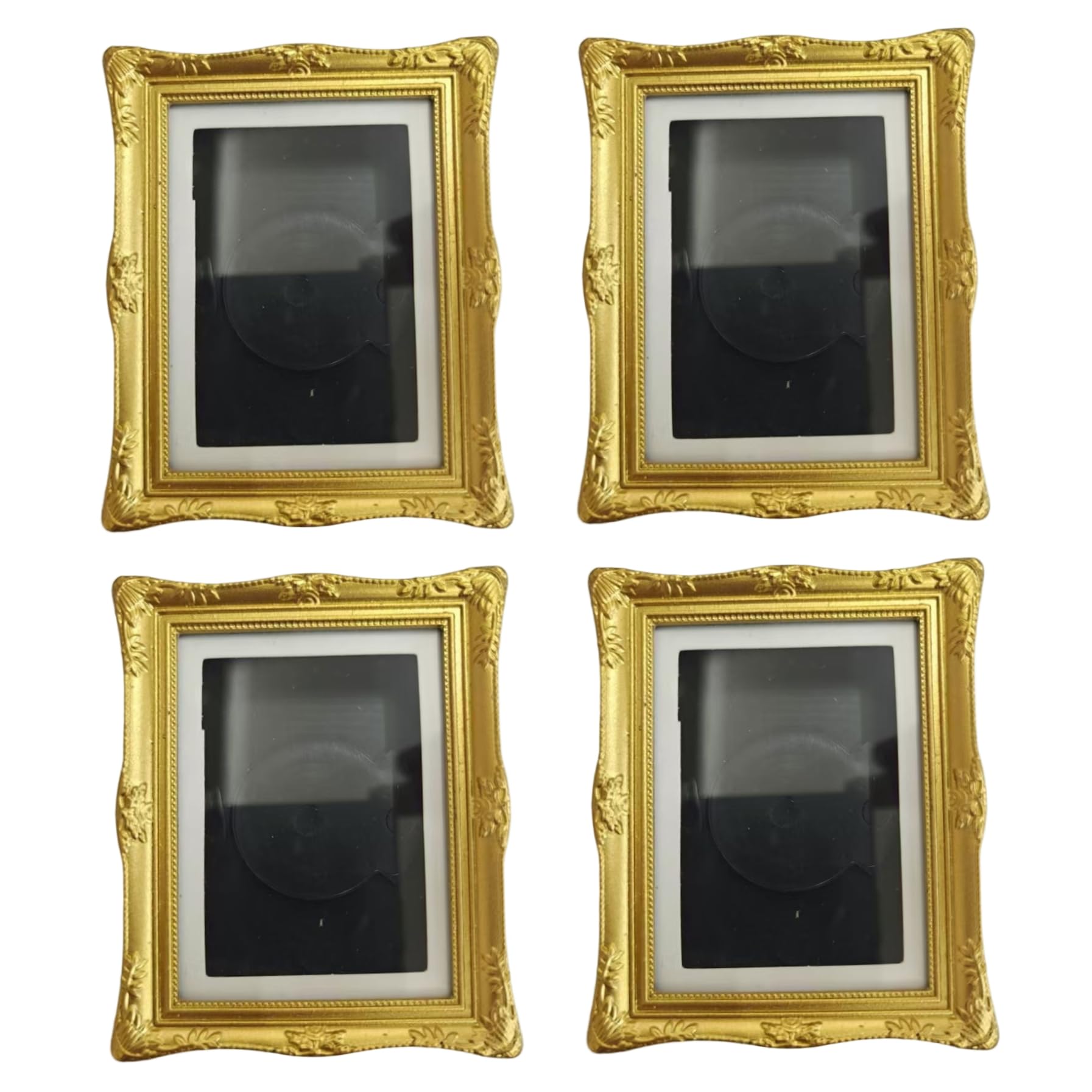 Cadres photo magnétiques haut de gamme 2x3 clarté cristalline lot de 4
