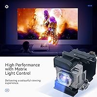 Vista 4 de ET-LAA410 Bombilla de repuesto para proyector de alta calidad con carcasa para proyector Panasonic PT-AE8000U PT-AE8000 PT-AT6000E PT-AT6000