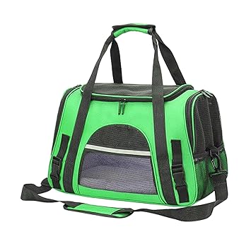 GG Enterprise Pet Small Dog Cat Carrier Travel Carrying Bag Comfort Soft Package Green
